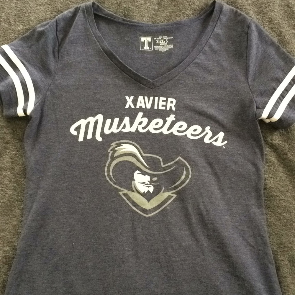 Xavier Musketeers V-Neck T-Shirt